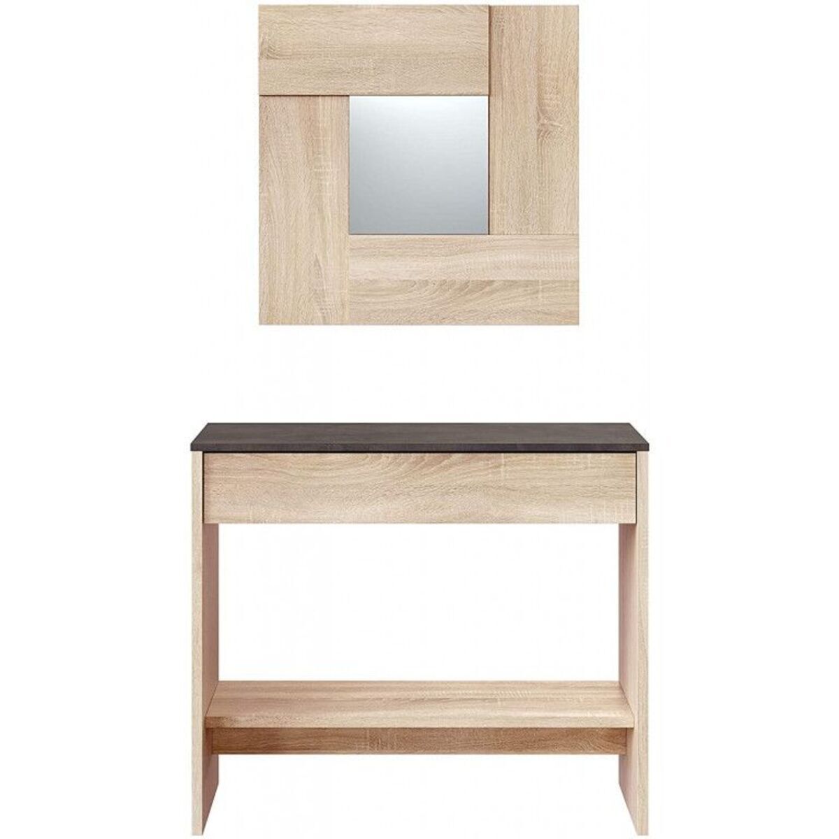 Mueble Recibidor Consola 149x92 cm + Espejo y Un Cajon