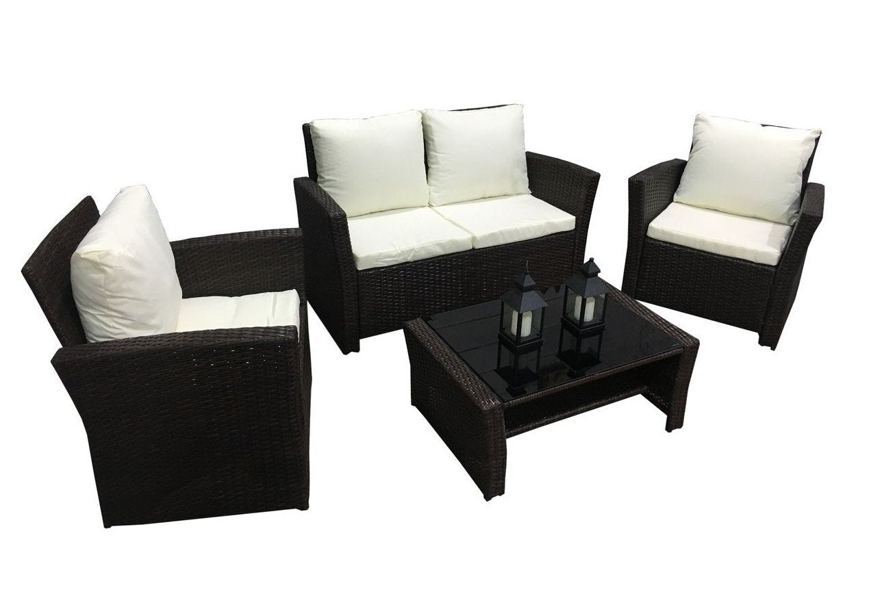 Sofa + 2 Sillas  + Mesa de Ratan. Muebles de Jardin y Terraza