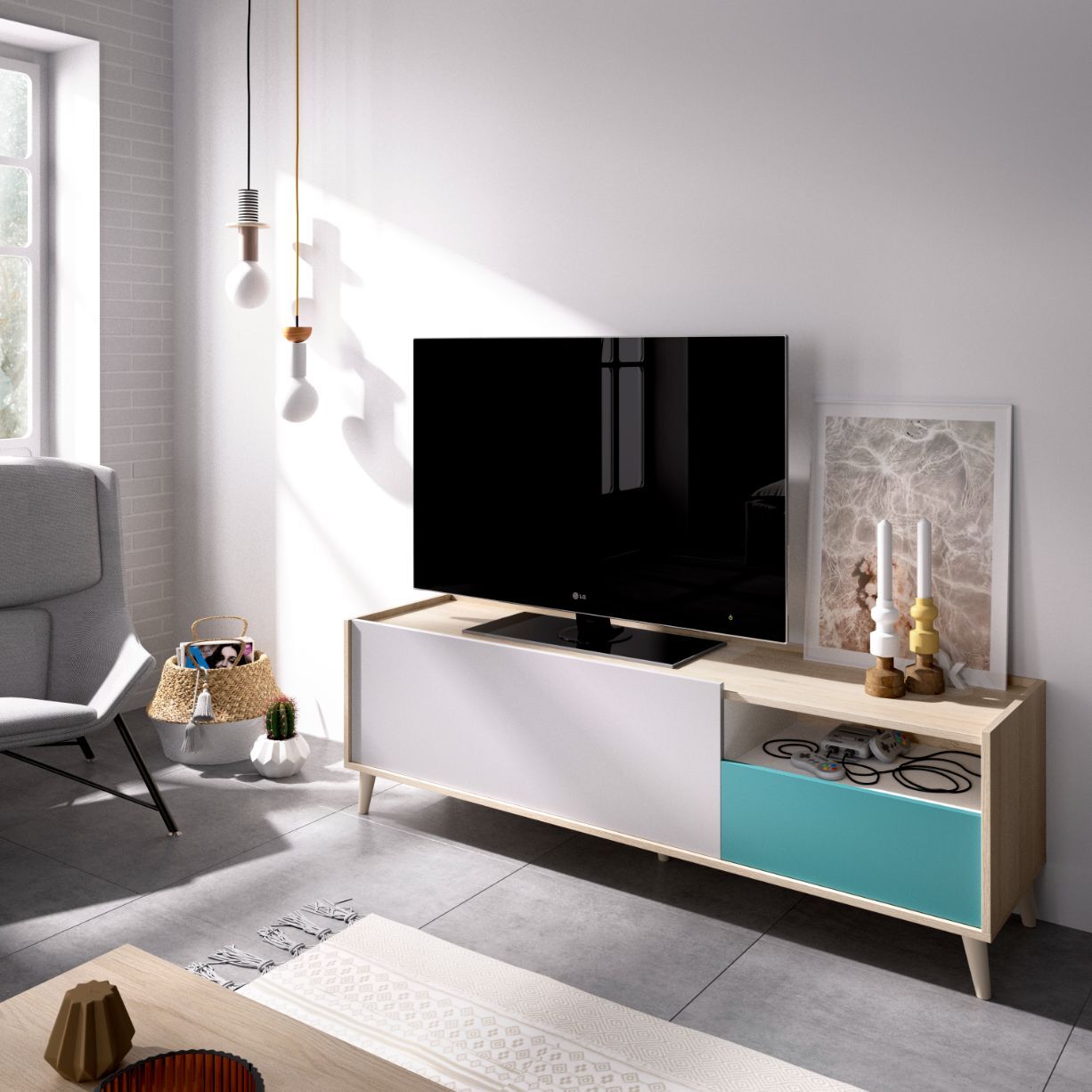Mueble Bajo TV Nova 155x47cm