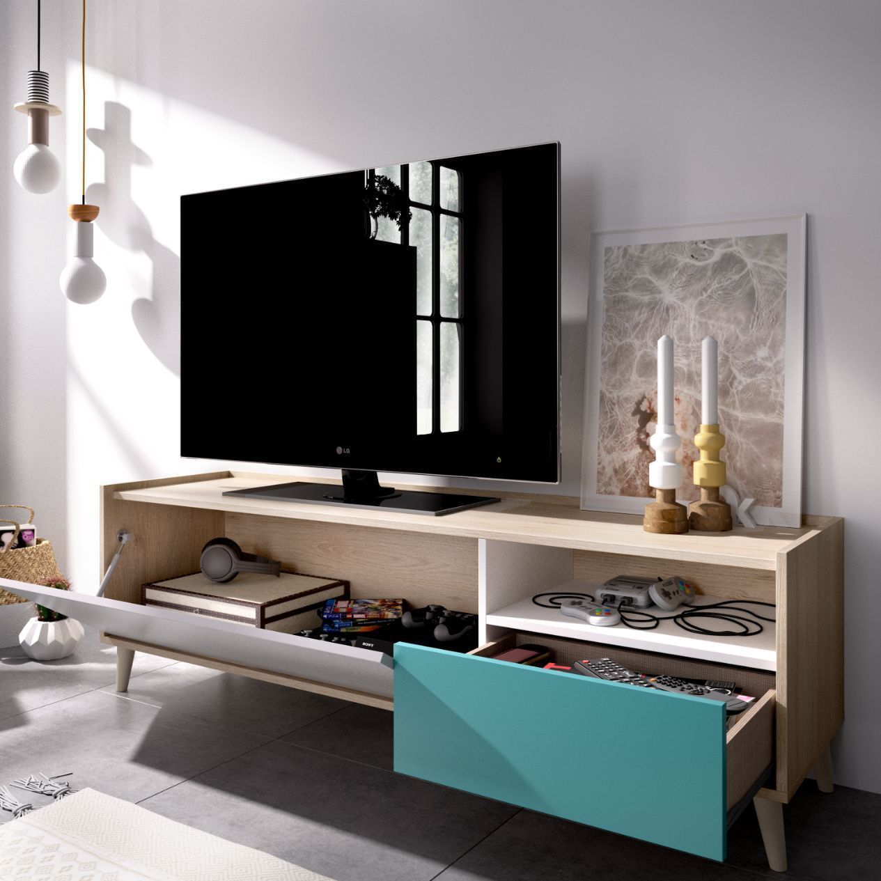 Mueble Bajo TV Nova 155x47cm