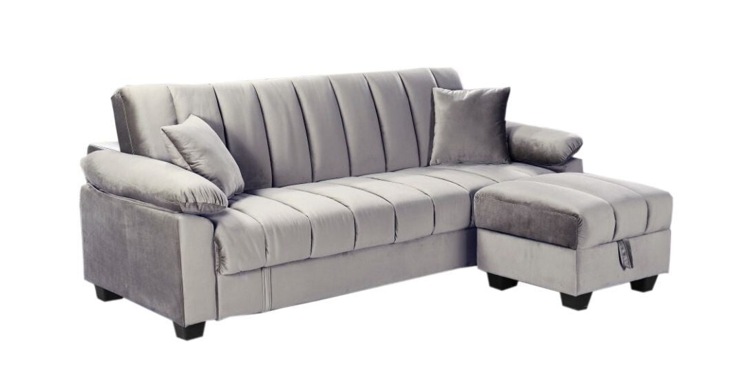 Sofa Cama con Puff Yadhi 210cm